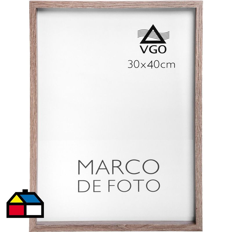 VGO - Marco de Foto 30x40 cm Madera MDF