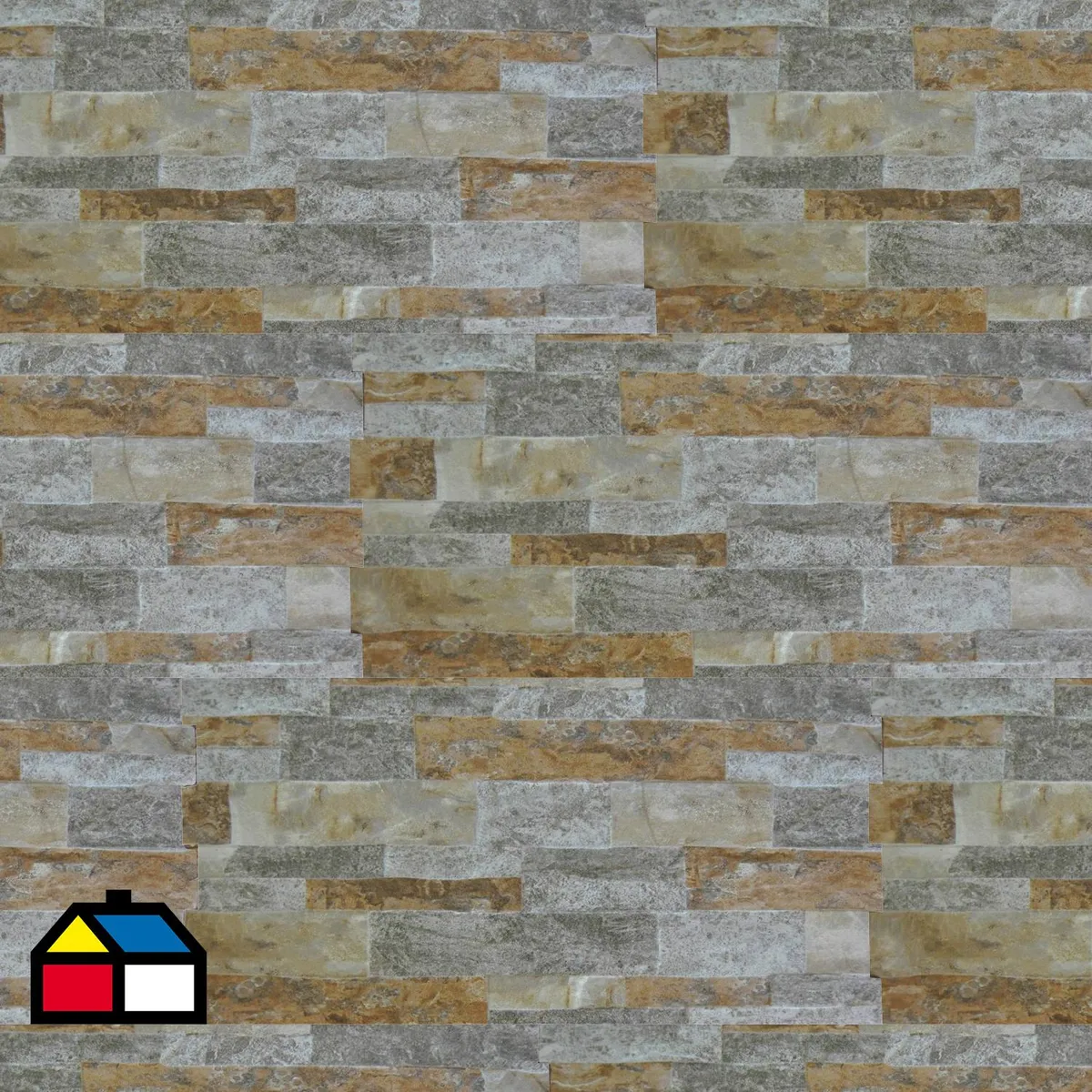 KLIPEN - Cerámica 25x50 cm Cuenca Stone Café 1.5 m2