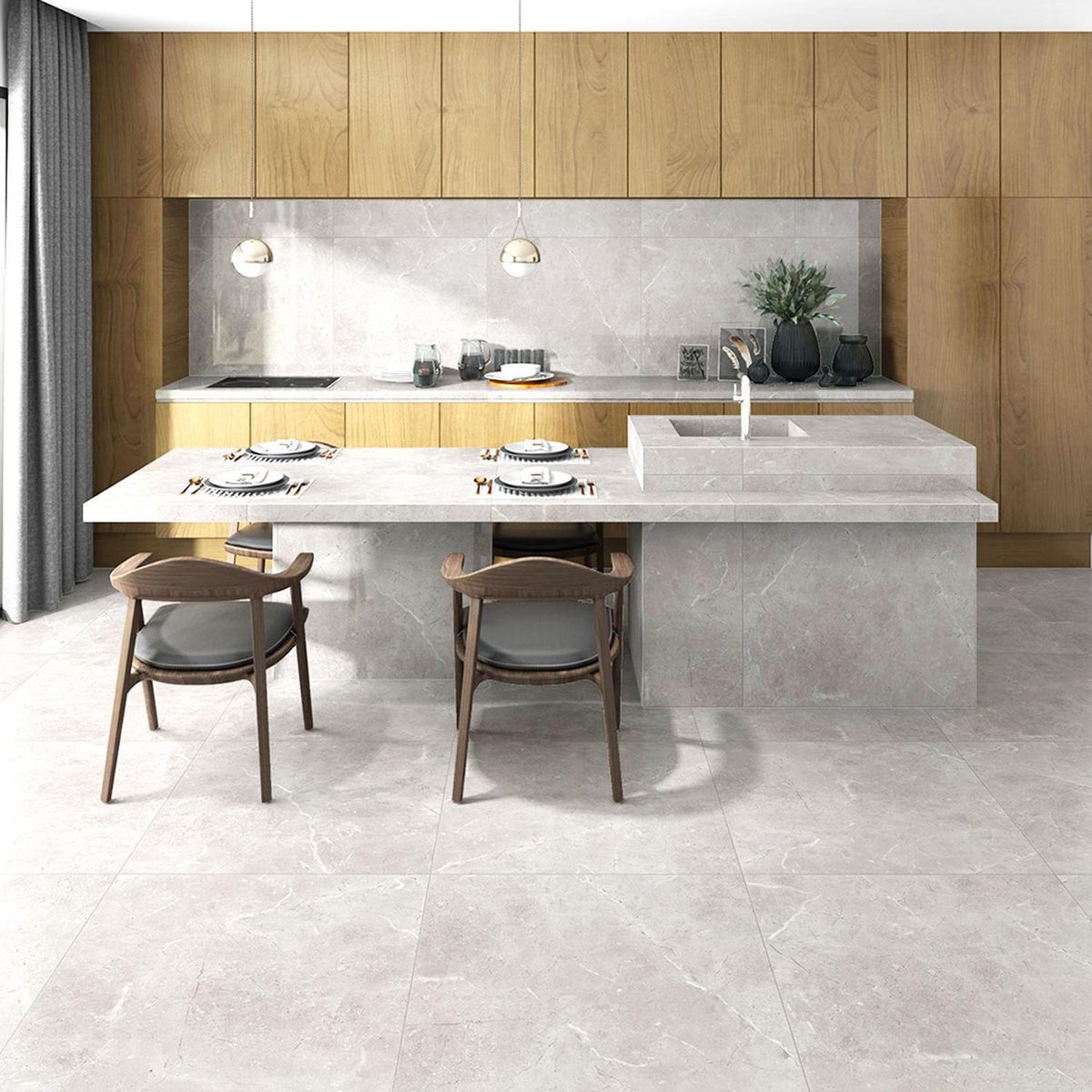 KLIPEN - Porcelanato 60x60 cm Calabria Blanco 1.44 m2