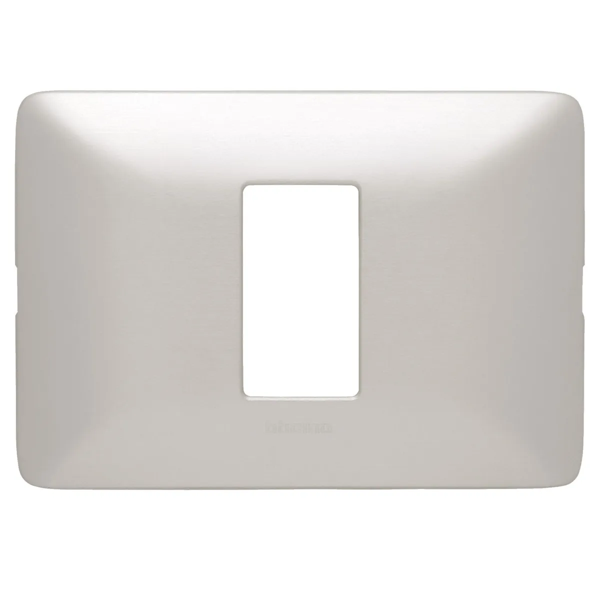 BTICINO - Placa 1 Modulo Aluminio Oxidal