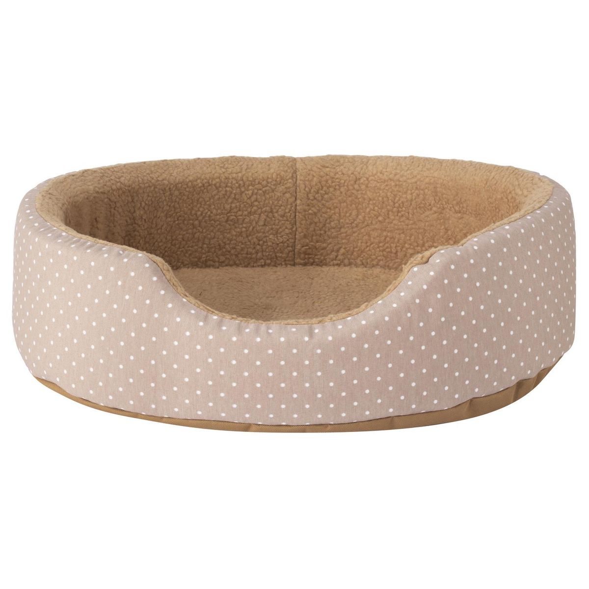 PETIZOOS - Cama Mascota para Perro 20x47x60 cm Blanco/Café