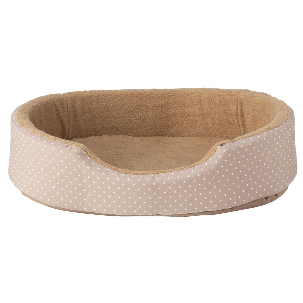 PETIZOOS - Cama Mascota para Perro 20x57x72 cm Blanco/Café