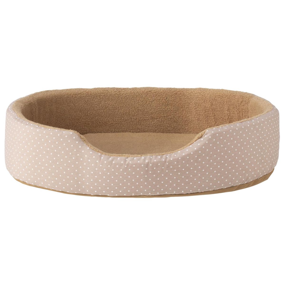 PETIZOOS - Cama Mascota para Perro 20x68x84 cm Blanco/Café