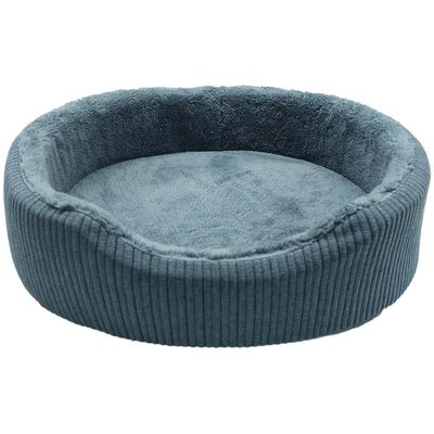 Imagen 2 del producto Cama Mascota Talla L con Cojín para Perro 20x68x84 cm Blanco/Negro