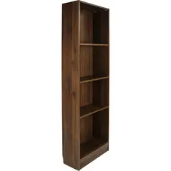 TVILUM - Estante Santi Aglomerado 4 Nivel(es) 60x203x26.6 cm Walnut
