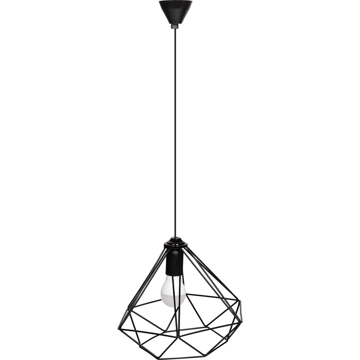 JACFELAY - Lámpara de colgar Metal Geométrica Grande