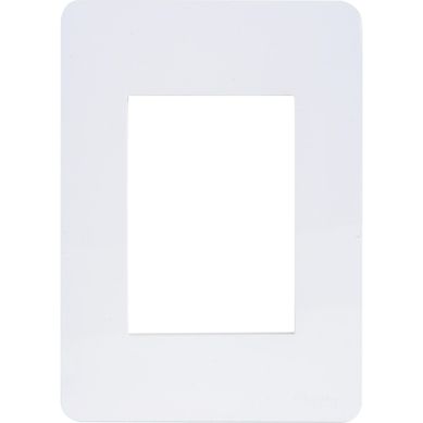 Placa modular  3 mdulos  - Blanco Orion