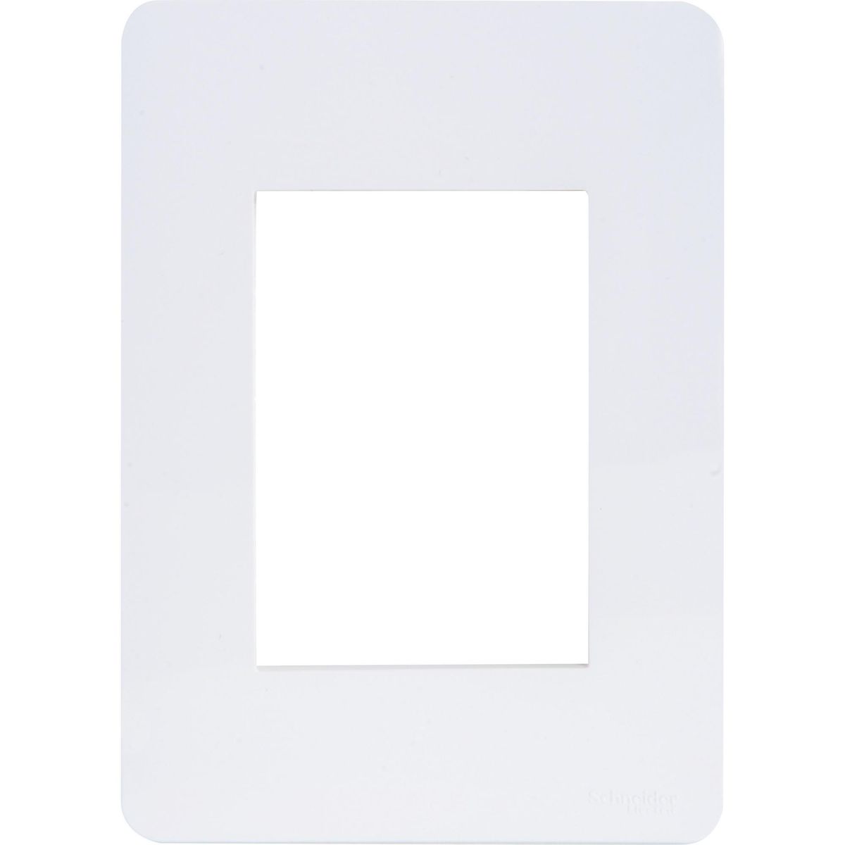 SCHNEIDER ELECTRIC - Placa modular  3 módulos  - Blanco Orion