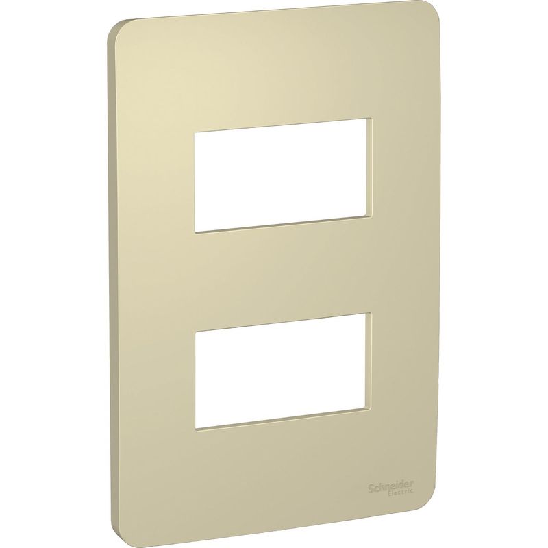 SCHNEIDER ELECTRIC - Placa orion 2 módulos horizon gold Orion