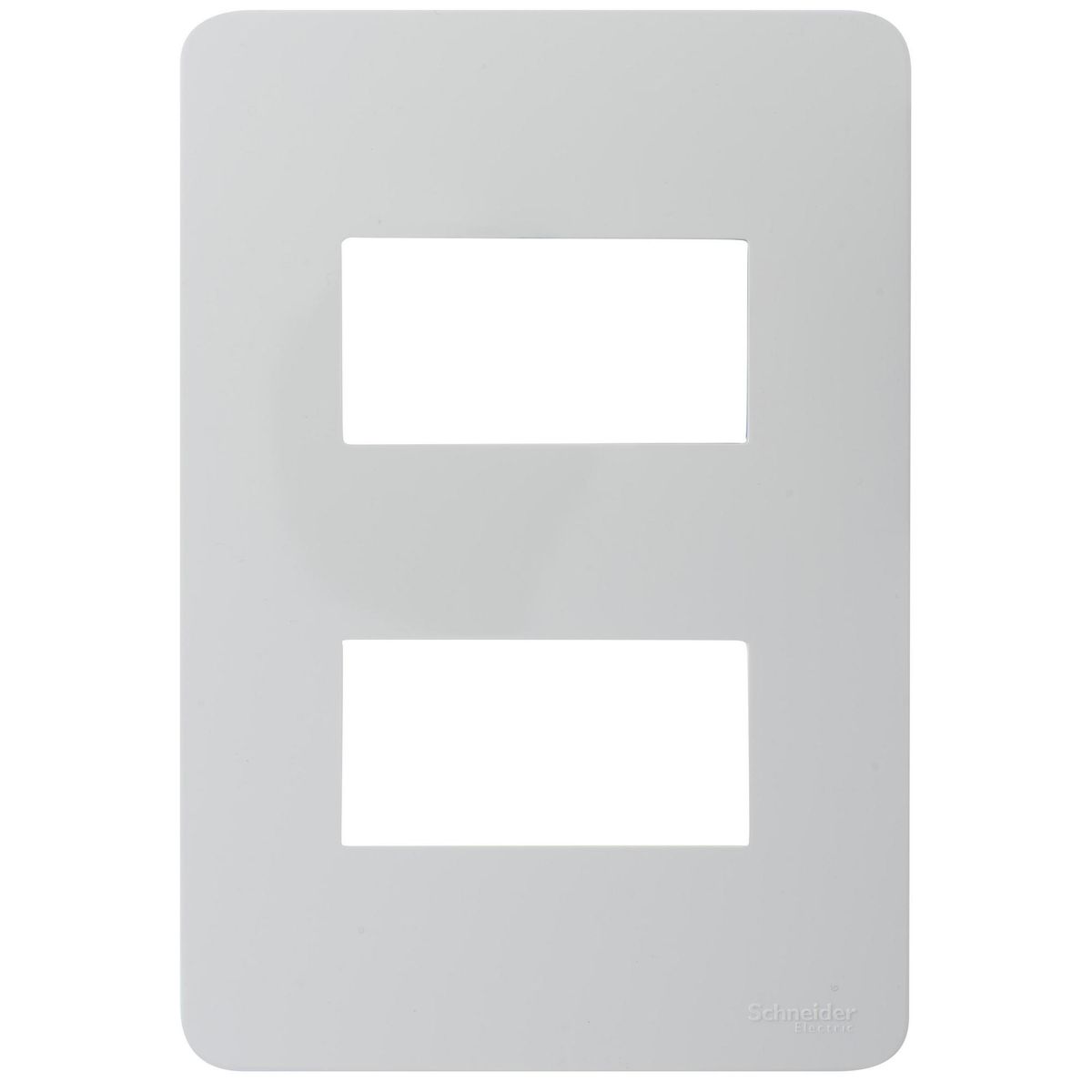SCHNEIDER ELECTRIC - Placa modular  2 módulos - Blanco Orion