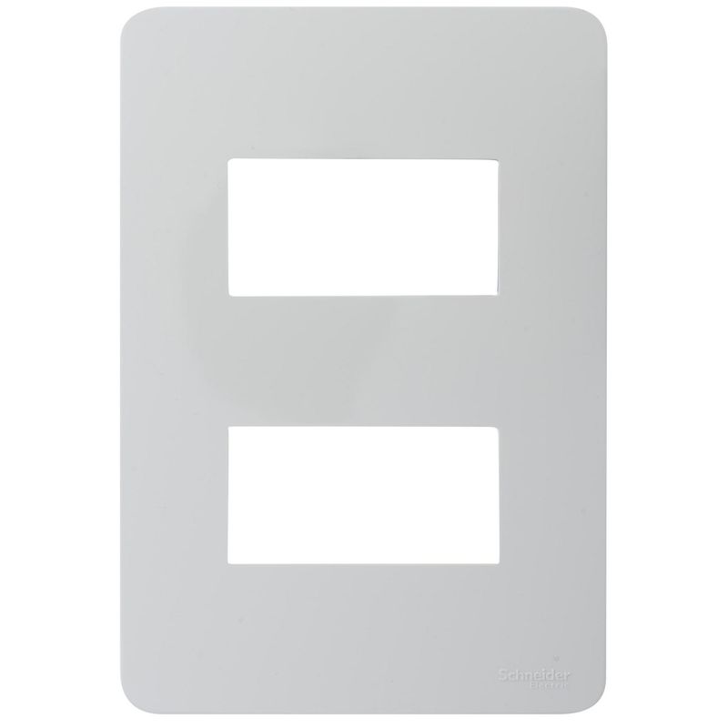 SCHNEIDER ELECTRIC - Placa modular  2 módulos - Blanco Orion