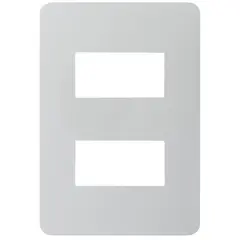SCHNEIDER ELECTRIC - Placa modular 2 módulos - Blanco Orion