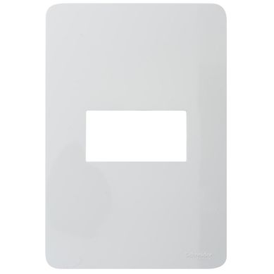 Placa modular  1 mdulo  - Blanco Orion