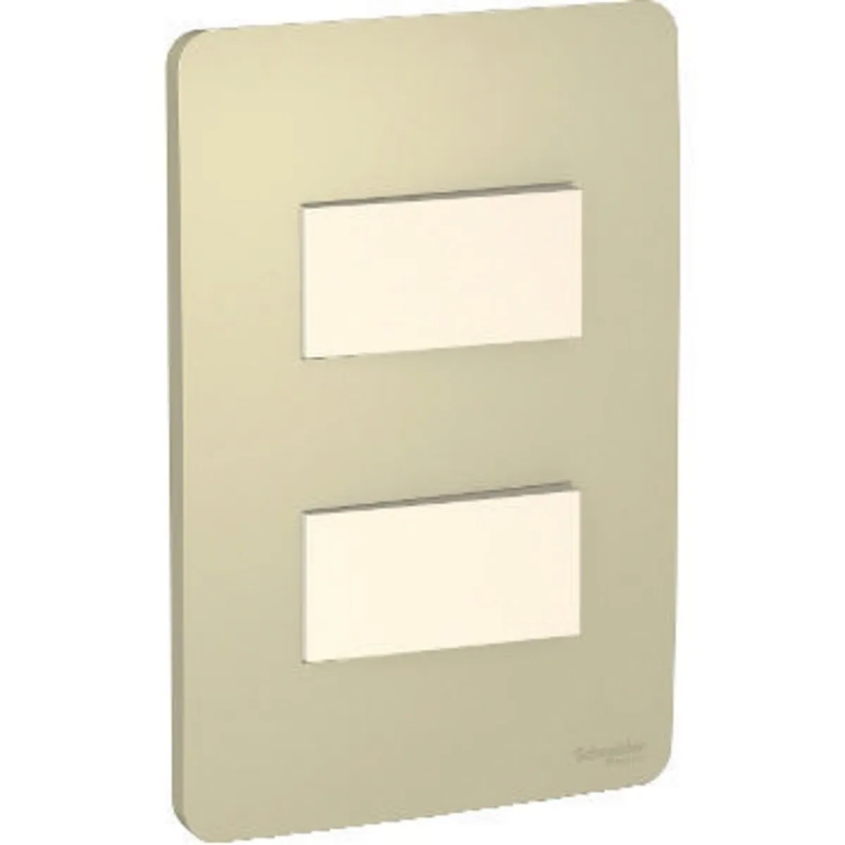 SCHNEIDER ELECTRIC - Interruptor doble 16 A Orion Dorado