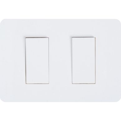 Interruptor doble (9/15) 10 A Blanco Orion