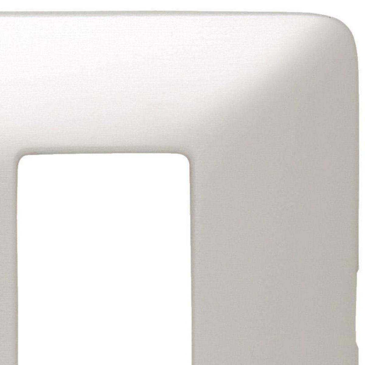 BTICINO - Placa 2 Módulos 10A Aluminio