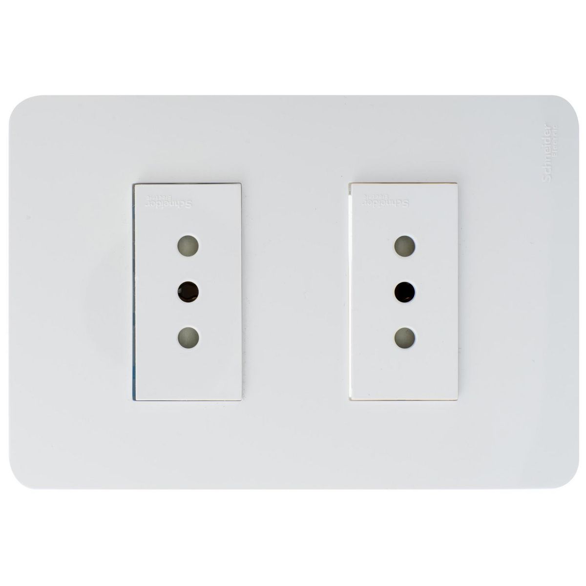 SCHNEIDER ELECTRIC - Tomacorriente Doble 10 A Blanco