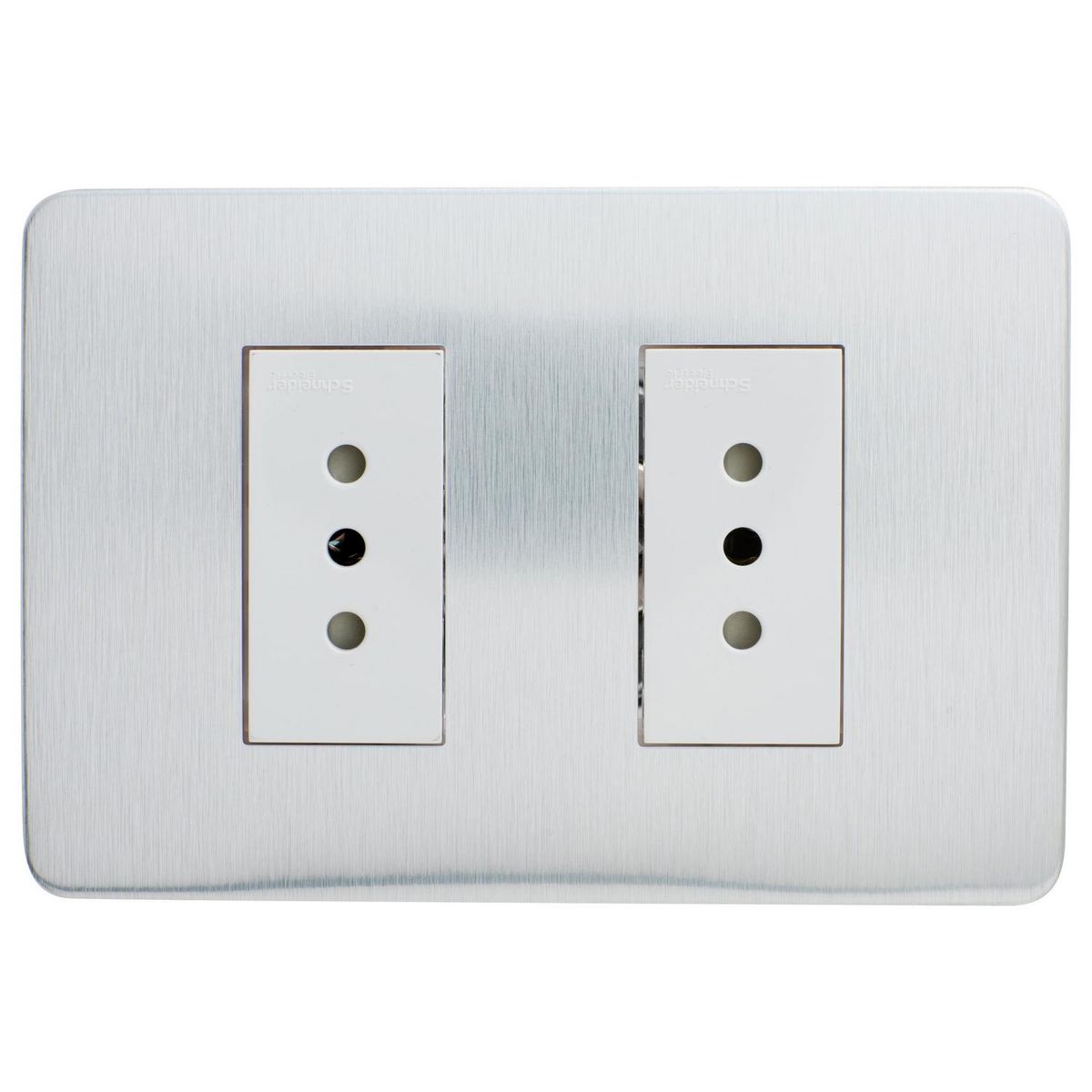 SCHNEIDER ELECTRIC - Tomacorriente doble 10 A Gris Orion