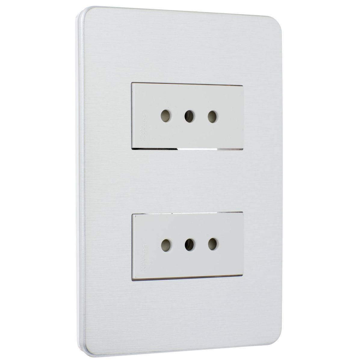 SCHNEIDER ELECTRIC - Tomacorriente doble 10 A Gris Orion
