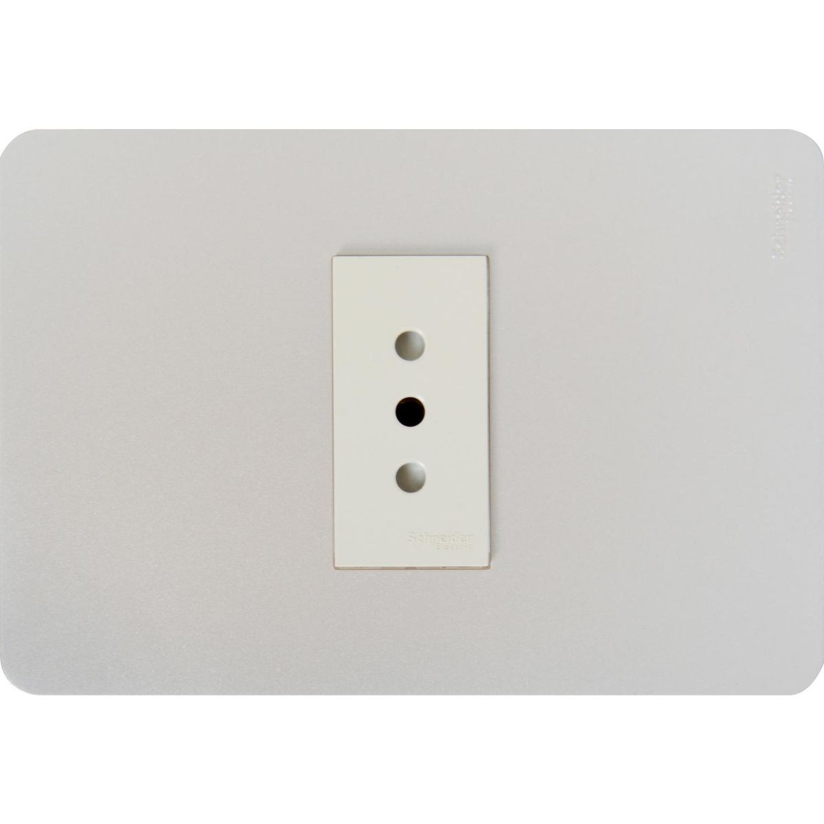 SCHNEIDER ELECTRIC - Tomacorriente simple 10 A Gris Orion