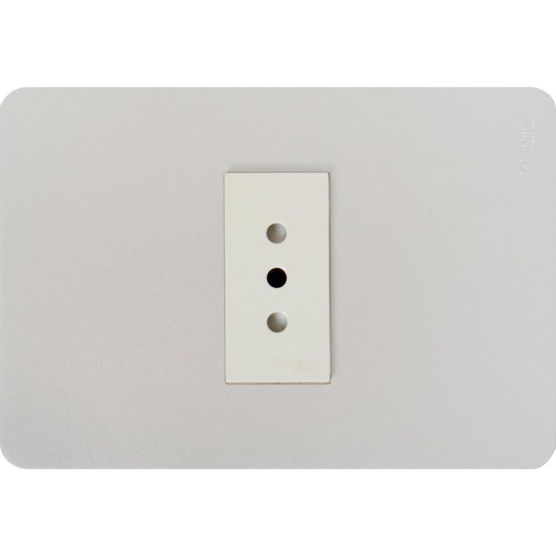 SCHNEIDER ELECTRIC - Tomacorriente simple 10 A Gris Orion