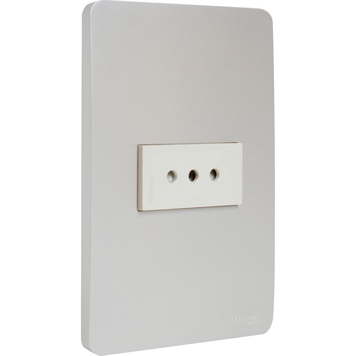SCHNEIDER ELECTRIC - Tomacorriente simple 10 A Gris Orion