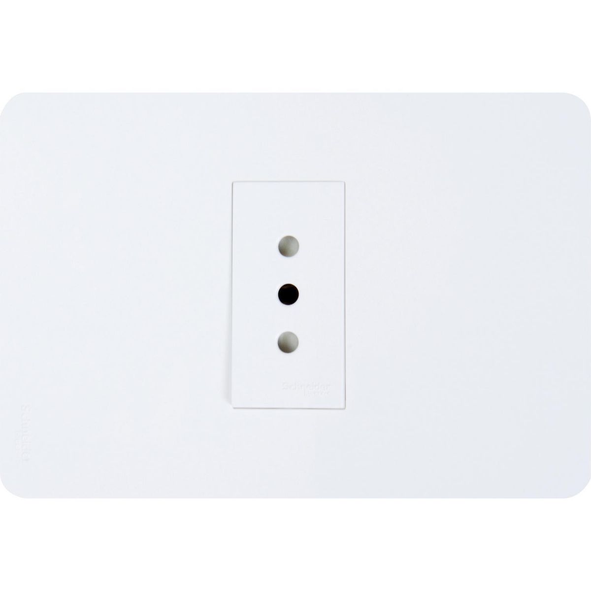 SCHNEIDER ELECTRIC - Tomacorriente simple 10 A Blanco Orion