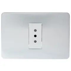 SCHNEIDER ELECTRIC - Tomacorriente simple 10 A Gris Orion