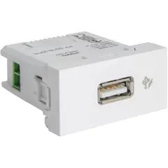 SCHNEIDER ELECTRIC - Módulo cargador USB Blanco Orion