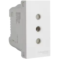 SCHNEIDER ELECTRIC - Módulo tomacorriente 2p+t 10 A Blanco Orion