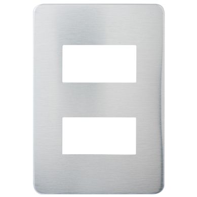 Placa 2 mdulos Gris Orion