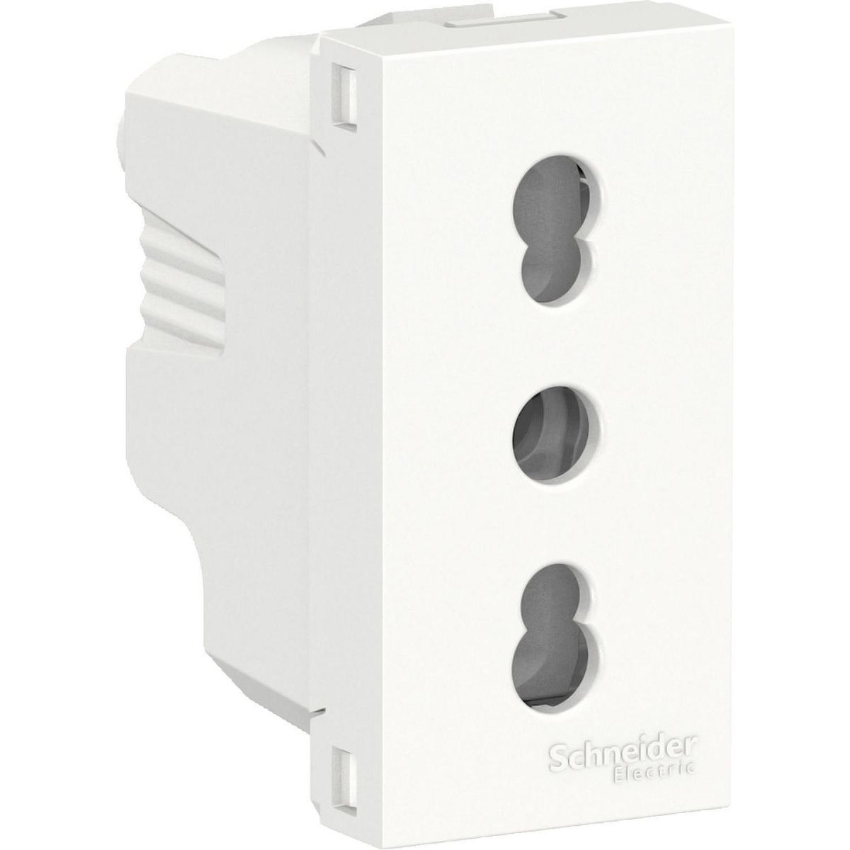 SCHNEIDER ELECTRIC - Módulo tomacorriente 2p+t 10 a 16 A Blanco Orion