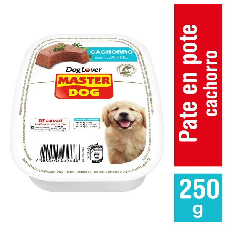 Alimento húmedo para cachorro 250 gr carne