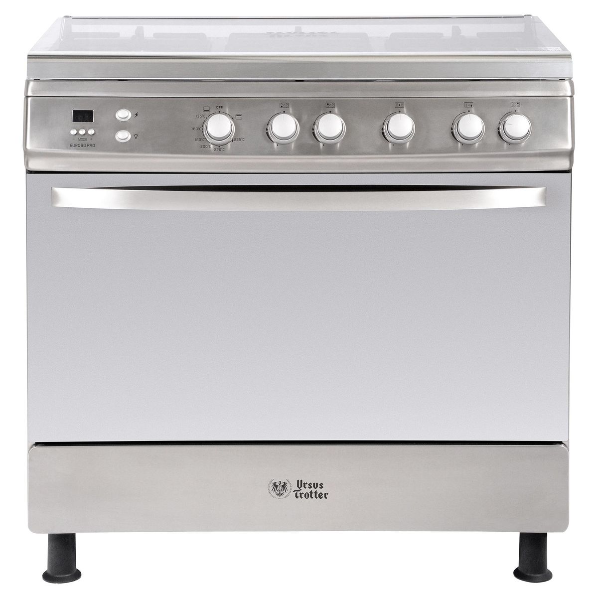 URSUS TROTTER - Cocina a Gas 5 Platos Gris UT Euro 90 PRO GN