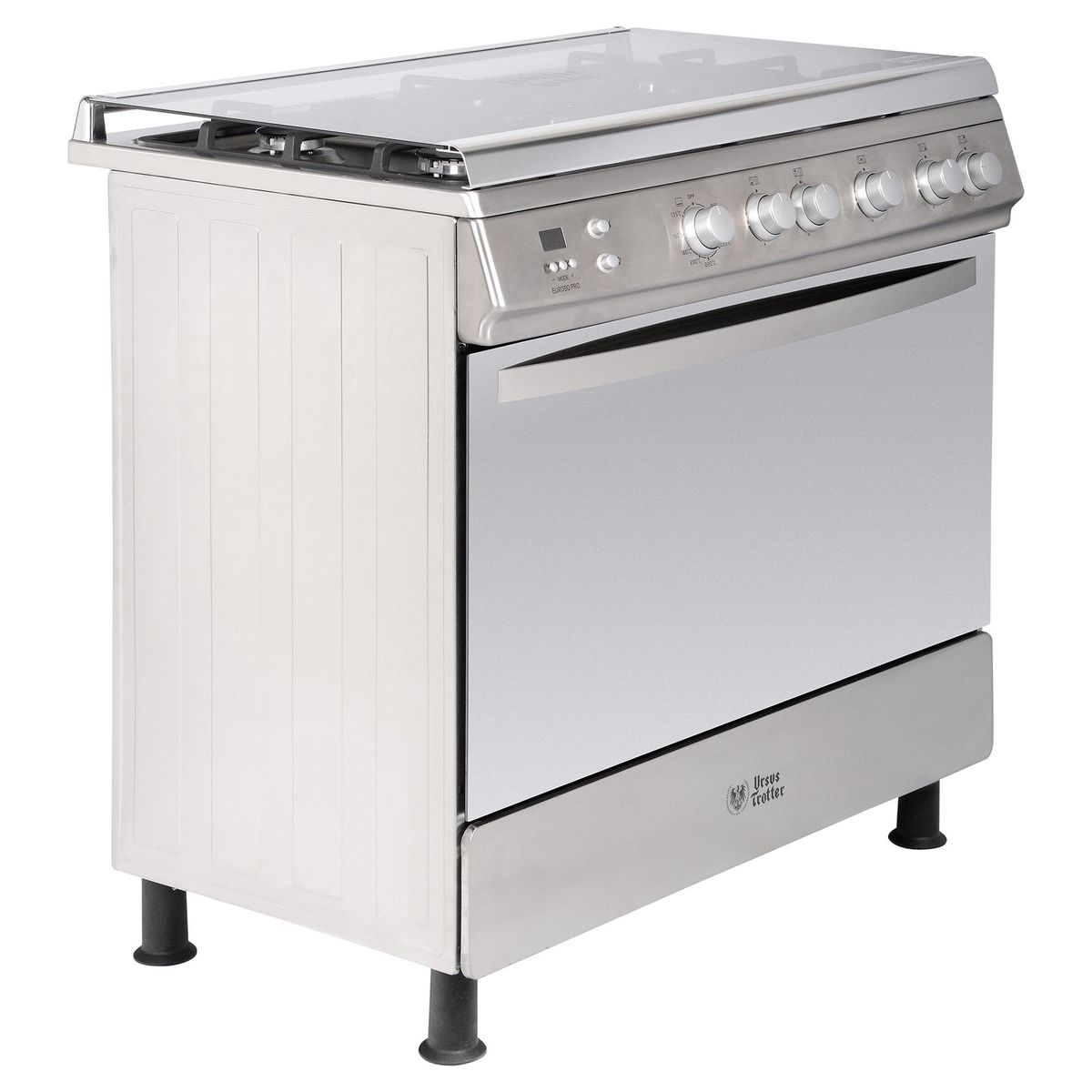 URSUS TROTTER - Cocina a Gas 5 Platos Gris UT Euro 90 PRO GN