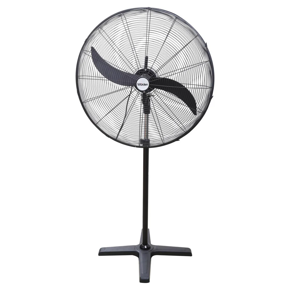 WURDEN - Ventilador pedestal 30" industrial gris