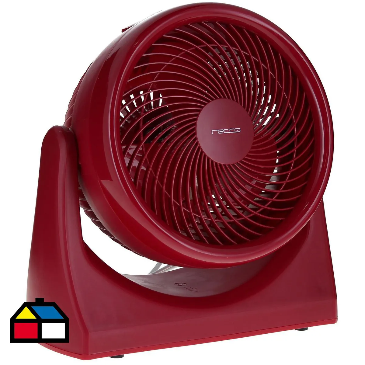 RECCO - Ventilador box 10" rojo