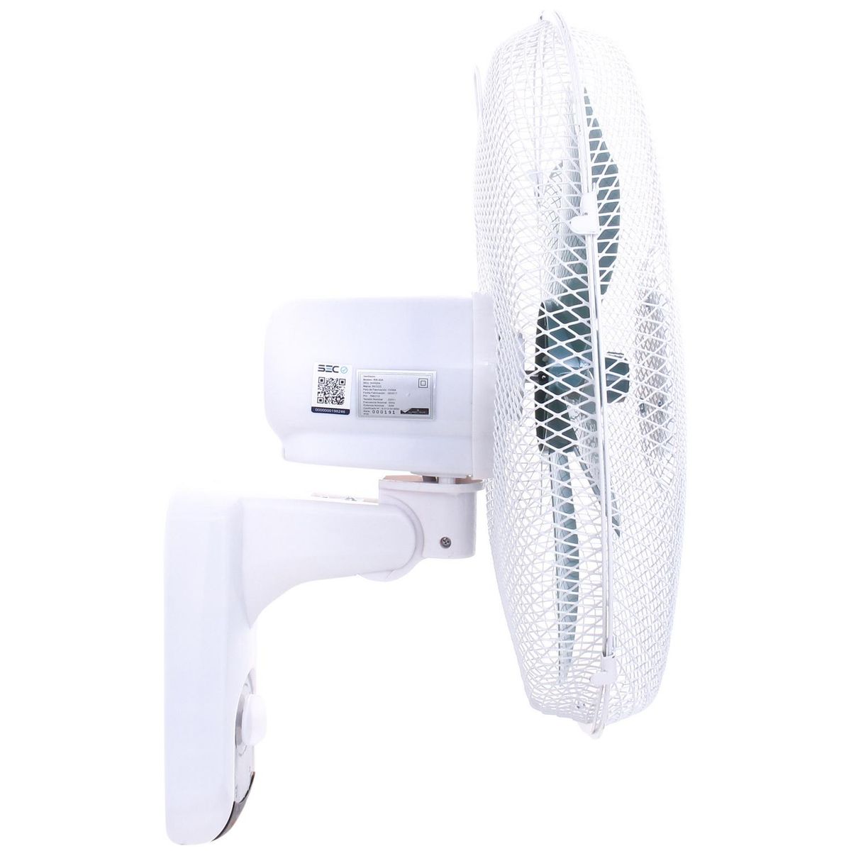 RECCO - Ventilador mural 16" gris