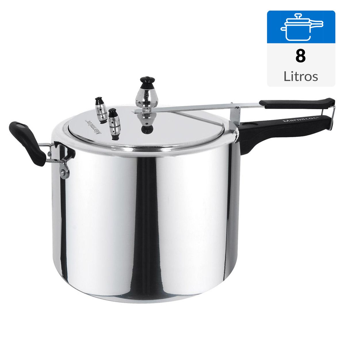 MARMICOC - Olla a Presión 8 Litros Aluminio EXPRESS