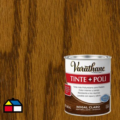 Varathane tinte + poliuretano base agua  n clar 0,9l