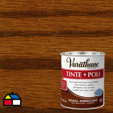 Varathane tinte + poliuretano base agua  n ame 0,9l