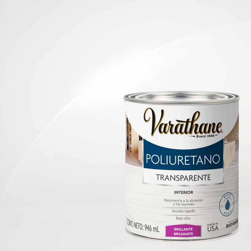 VARATHANE - Barniz Poliuretano Brillante 0.25 galón(es) Transparente