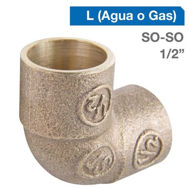 Codo Bronce SO-SO 1/2
