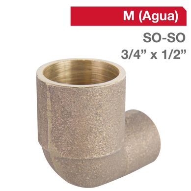 Codo Bronce SO-SO 3/4