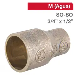 STRETTO - Copla Bronce SO-SO 3/4" x 1/2" 1u