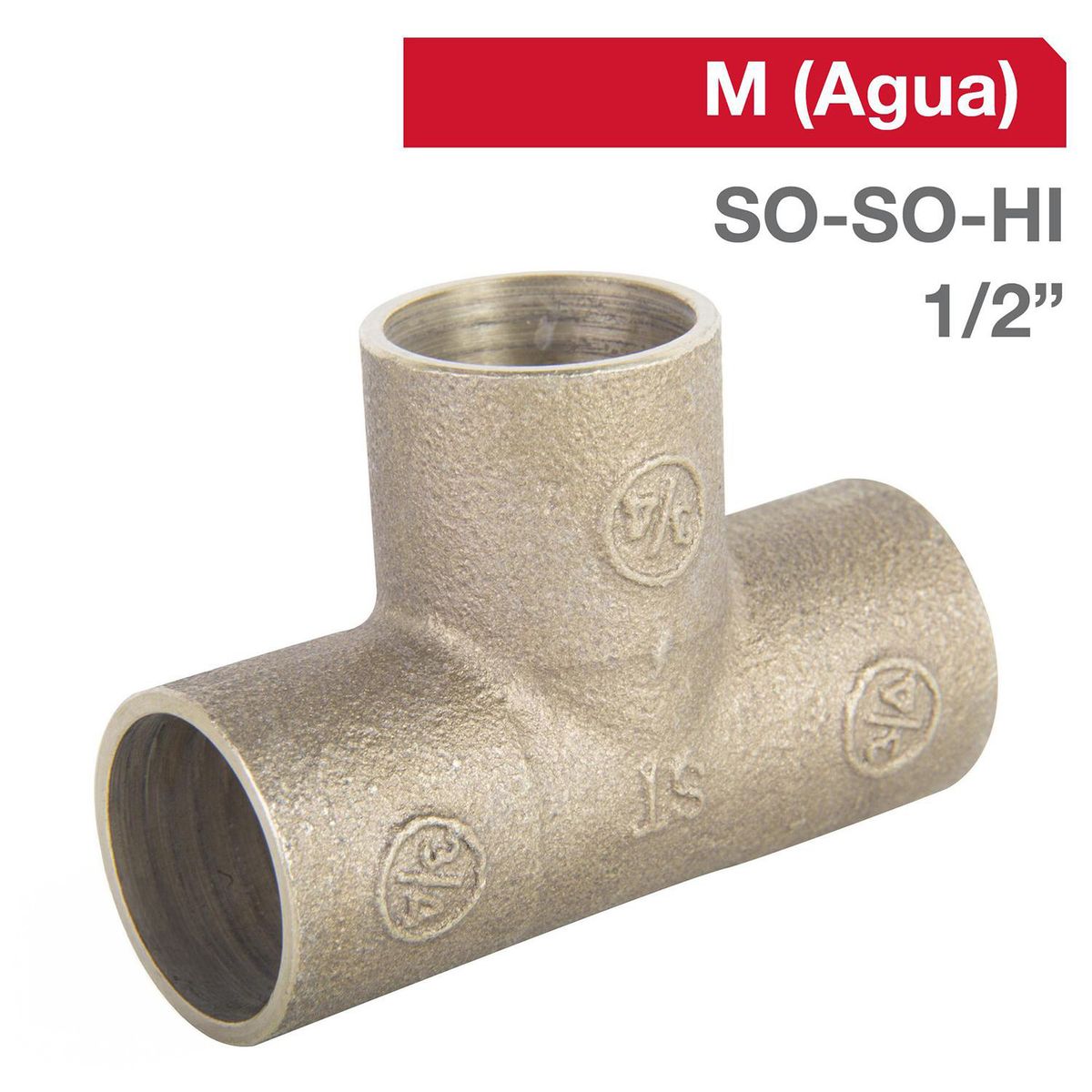 STRETTO - Tee Bronce SO-SO-HI 1/2" 1u