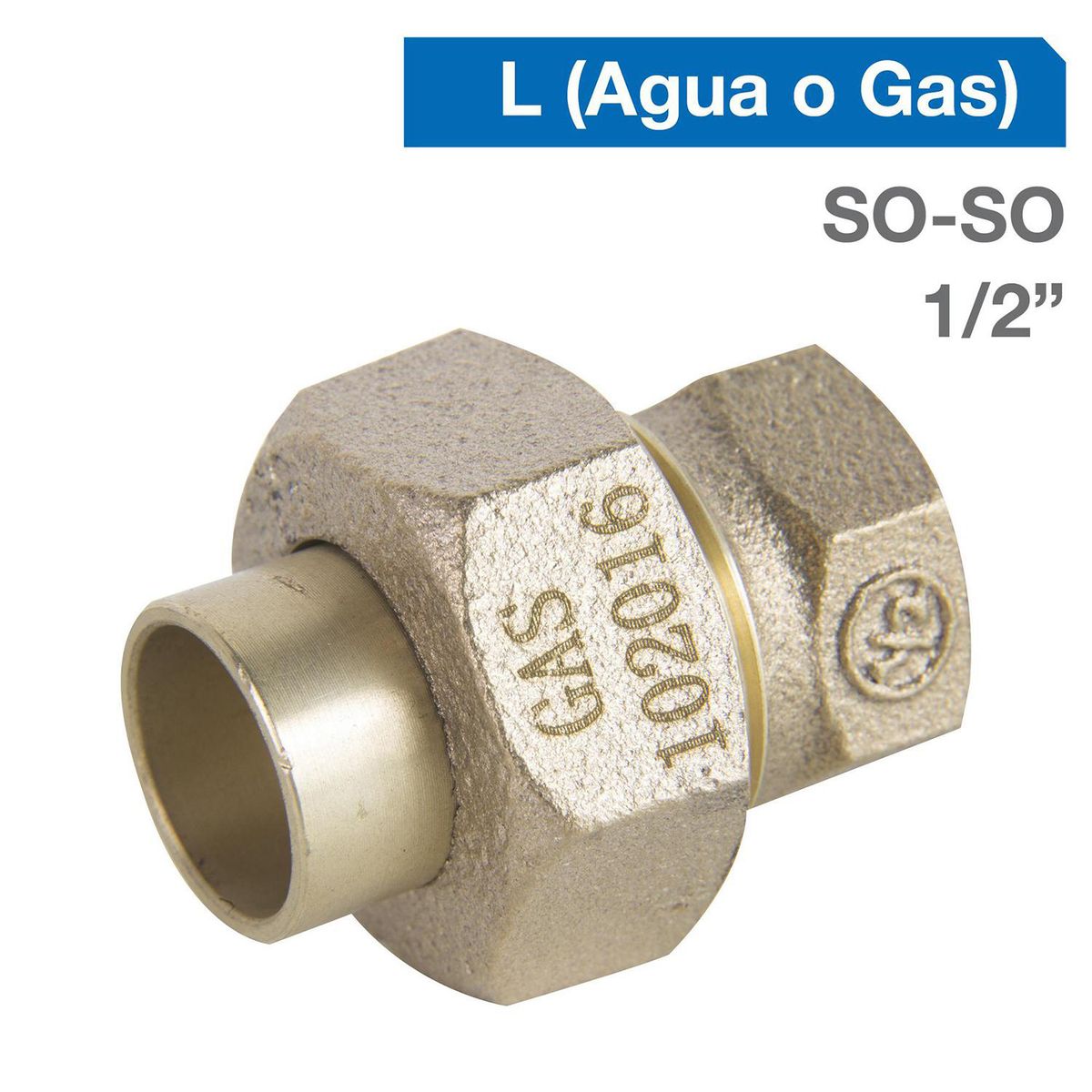 STRETTO - Union Americana Bronce 1/2" 1u