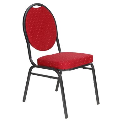 Silla de saln burdeo 48x57x90 cm rojo