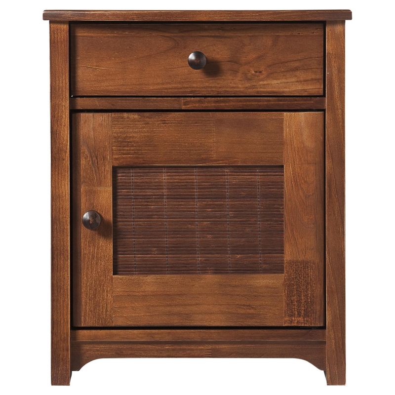ROSEN - Velador 1 Puerta 1 Cajón(es) Veneto 49x60x37 cm Caramelo