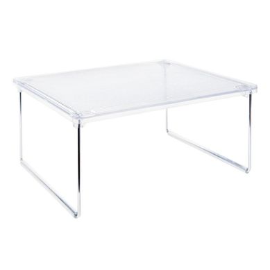 Repisa para gabinetes 25,4x2,54x30,48 cm acrlico transparente